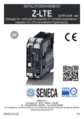Seneca Z-LTE Installationshandbuch
