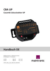 Maintronic 10.750 Handbuch