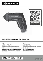 Parkside PAS 4 C4 Originalbetriebsanleitung