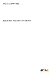 Axis A1001 Installationsanleitung