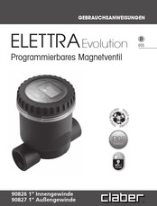 claber ELETTRA Evolution 90827 Gebrauchsanweisungen