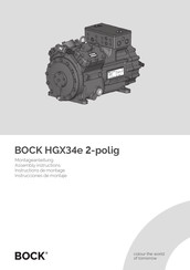 .bock HGX34e/380-2 Montageanleitung