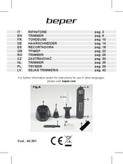 Beper 40.361 Bedienungsanleitung