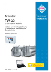welba TW-32 Montage- Und Bedienungsanleitung Für Anlagenbauer, Installateure Und Servicetechniker