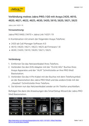 Jabra PRO9470 Verbindungsleitung