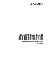Balluff Easy Tool-ID Installation Und Bedienung