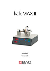 BAQ kaloMAX II Handbuch