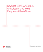 Keysight 53230A Benutzerhandbuch