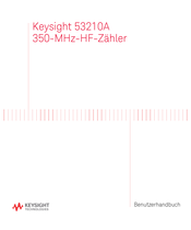 Keysight 53210A Benutzerhandbuch