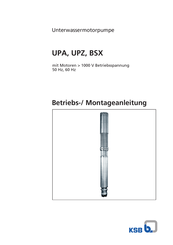 KSB BSX Serie Betriebs-/Montageanleitung