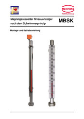 Heinrichs MBSK-N03 Montage- Und Betriebsanleitung
