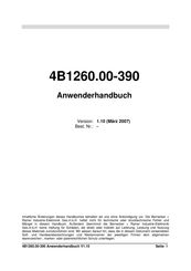 Bernecker + Rainer 4B1260.00-390 Anwenderhandbuch