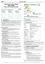 elsner elektronik 71110 Technische Daten Und Installationshinweise