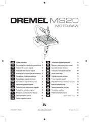 Dremel MS20 Bersetzung Der Original Bedienungsanleitung