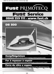 FUST PRIMOTECQ DB 800 Bedienungsanleitung