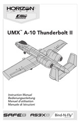 Horizon Hobby E-Flite UMX A-10 Thunderbolt II Bedienungsanleitung