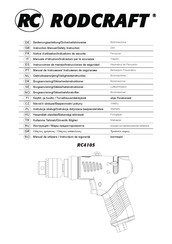 Rodcraft RC4105 Bedienungsanleitung/Sicherheitshinweise