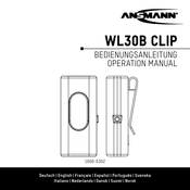 ANSMANN WL30B CLIP Bedienungsanleitung