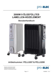 Pro-Elec PELL0208 Benutzerhandbuch