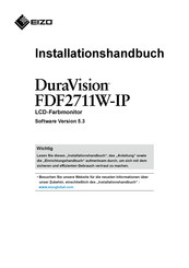 Eizo DuraVision FDF2711W Installationshandbuch