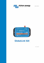 Victron energy GlobalLink 520 Betriebsanleitung