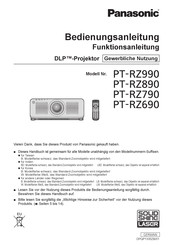 Panasonic PT-RZ790 Bedienungsanleitung, Funktionsanleitung