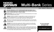 noco Multi-Bank Serie Benutzerhinweise Und Garantie