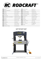 Rodcraft WP100P Bedienungsanleitung