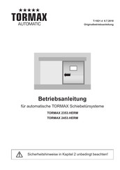 Tormax Automatic 2353.HERM Betriebsanleitung