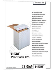 HSM ProfiPack 425 Betriebsanleitung