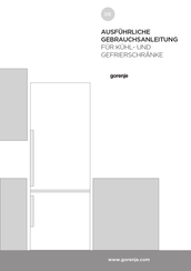 Gorenje RK6193LW4 Ausführliche Gebrauchsanleitung
