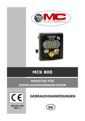 MC Electronics MCK 800 Gebrauchsanweisungen