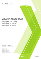ulsonix AIRCLEAN 10G-WM2 Bedienungsanleitung