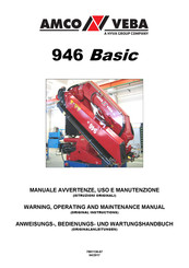 AMCO VEBA 946 Basic Anweisungs- Bedienungs Und Wartungshandbuch