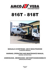 AMCO VEBA 816T Anweisungs- Bedienungs Und Wartungshandbuch