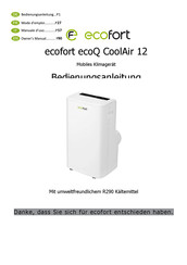 ecofort ecoQ CoolAir 12 Bedienungsanleitung