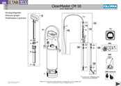 Gloria CleanMaster CM 50 Kurzanleitung
