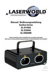 Laserworld EL-D800RB Bedienungsanleitung