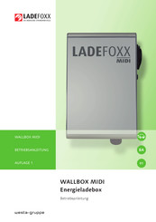 Westaflex Ladefoxx Wallbox MIDI Betriebsanleitung