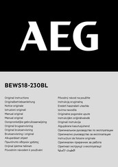 AEG BEWS18-230BL Originalbetriebsanleitung