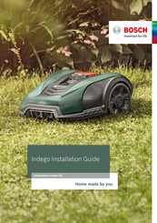 Bosch Indego Installationsanleitung