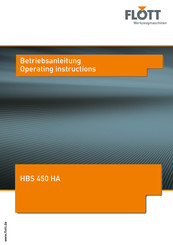 Flott HBS 450 HA Betriebsanleitung