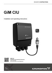 Grundfos GiM CIU Montage- Und Betriebsanleitung