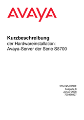 Avaya S8700 Serie Kurzbeschreibung