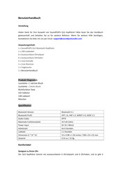Soundpeats Q12 Benutzerhandbuch