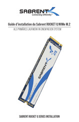 Sabrent ROCKET Q NVMe M.2 Installationsanleitung