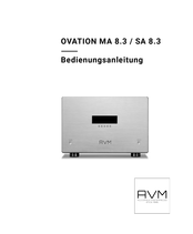 AVM OVATION MA 8.3 Bedienungsanleitung