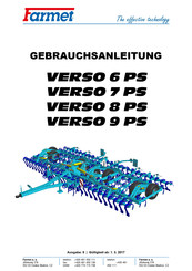 Farmet VERSO 7 PS Gebrauchsanleitung