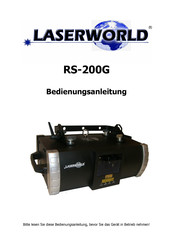 Laserworld RS-200G Bedienungsanleitung