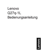Lenovo Q27q-1L Bedienungsanleitung